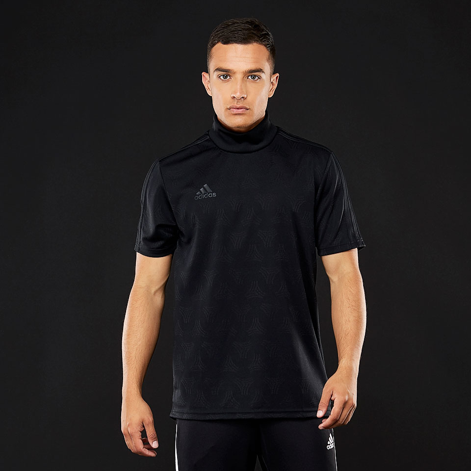 adidas Tango Jacquard Shirt - Mens Clothing - - Black