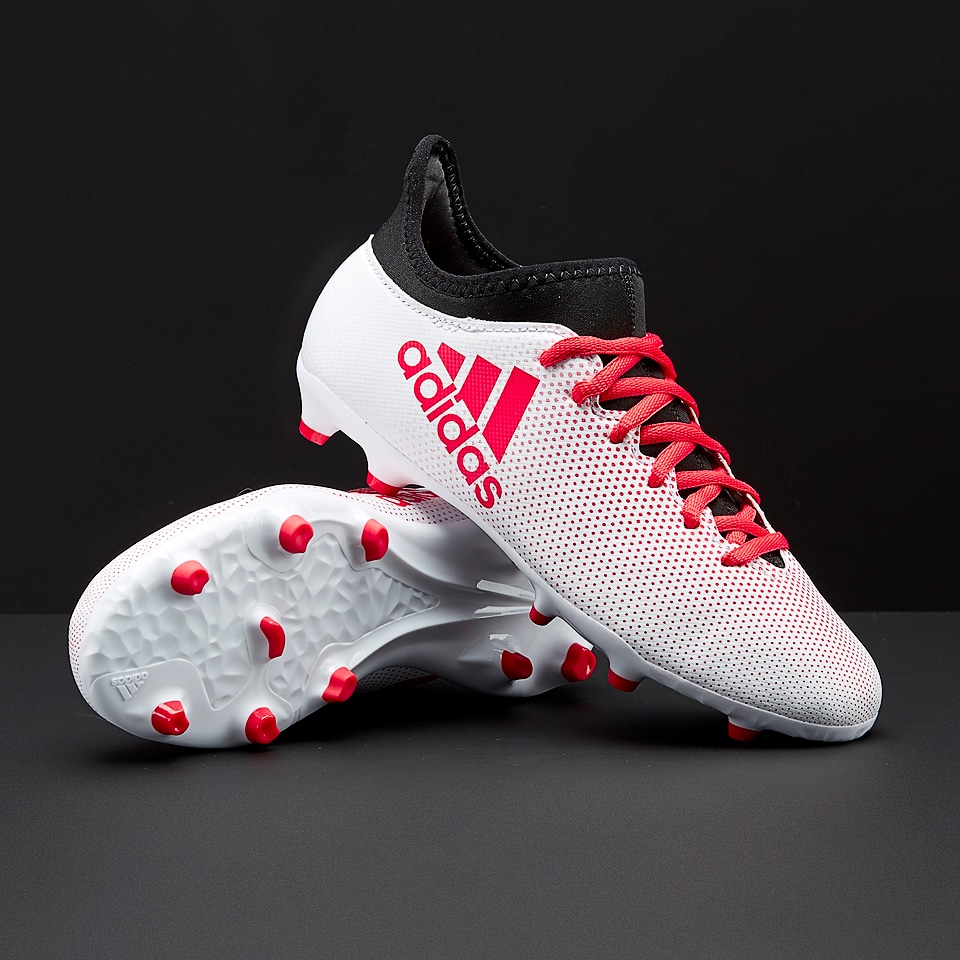 Instantly Disability Finally adidas Kids X 17.3 FG - White/Real Coral/Core Black - Junior Boots - Firm  Ground - CP8991 