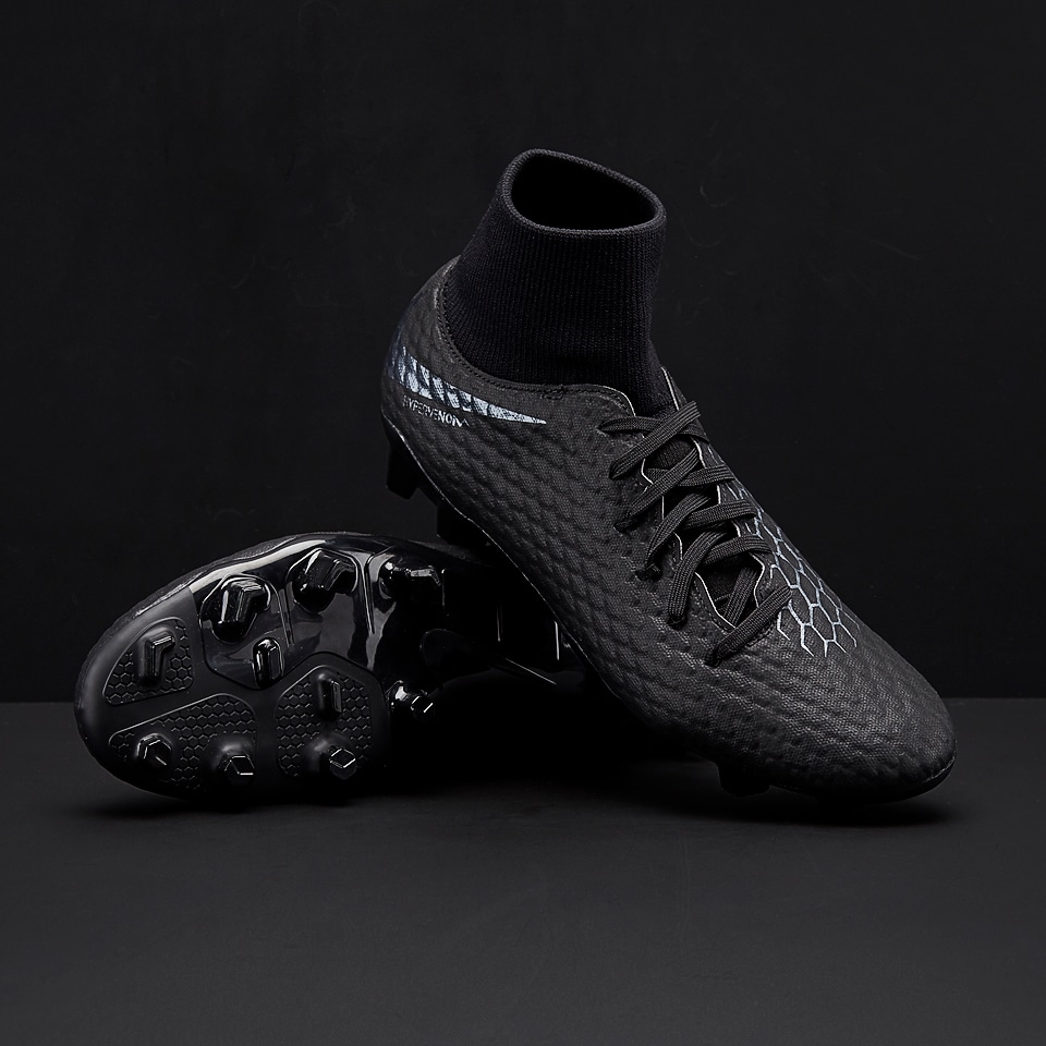 Despertar táctica Venta ambulante botas de fútbol - Nike Hypervenom III Academy DF FG - Negro - AQ9217-001 |  Pro:Direct Soccer