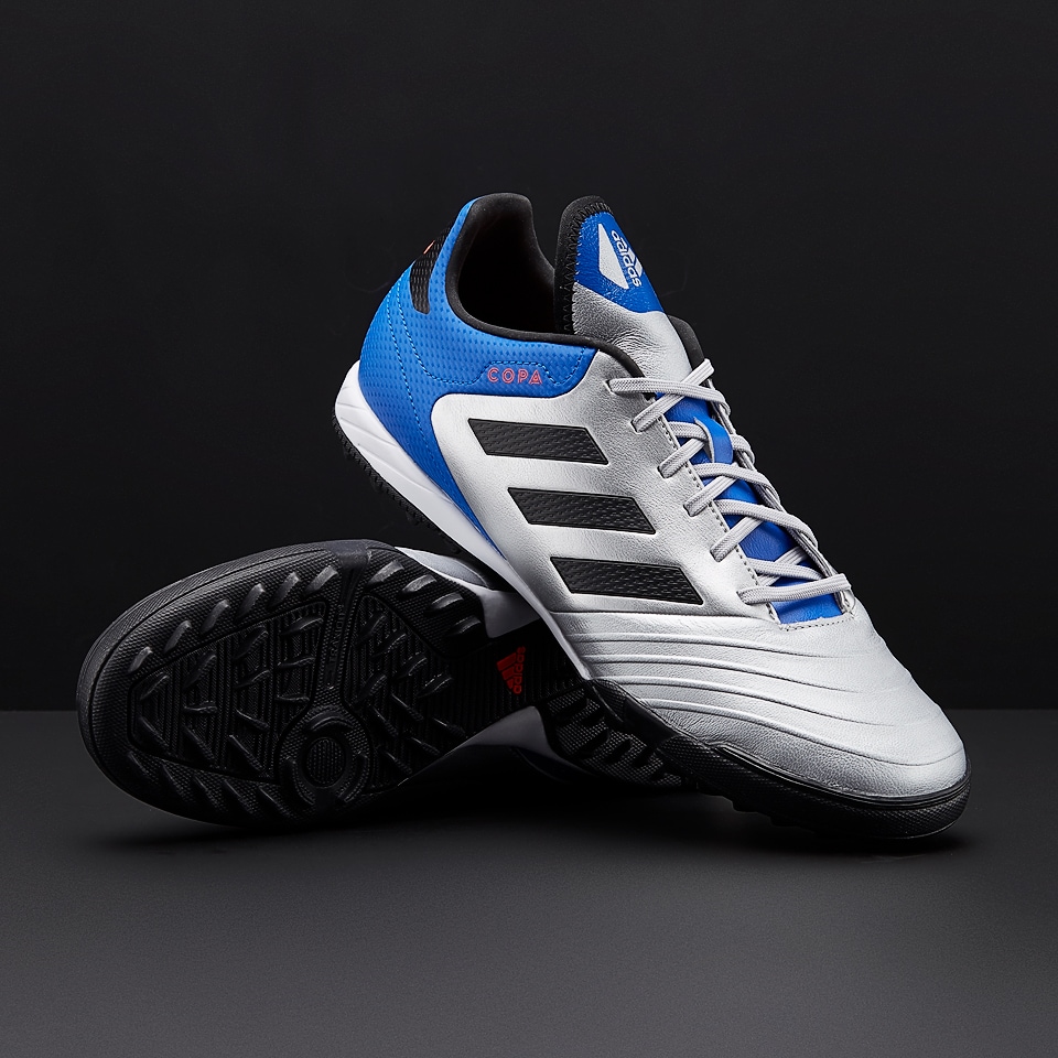 Botas de fútbol - adidas Copa Tango TF - Plateado/Negro/Azul - DB2410 | Pro:Direct Soccer