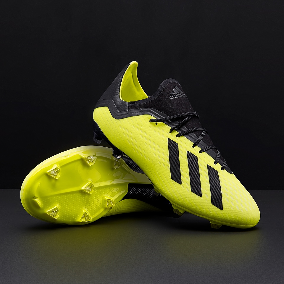 Botas de fútbol - adidas X 18.2 FG - Amarillo/Negro/Blanco - DB2180 | Soccer