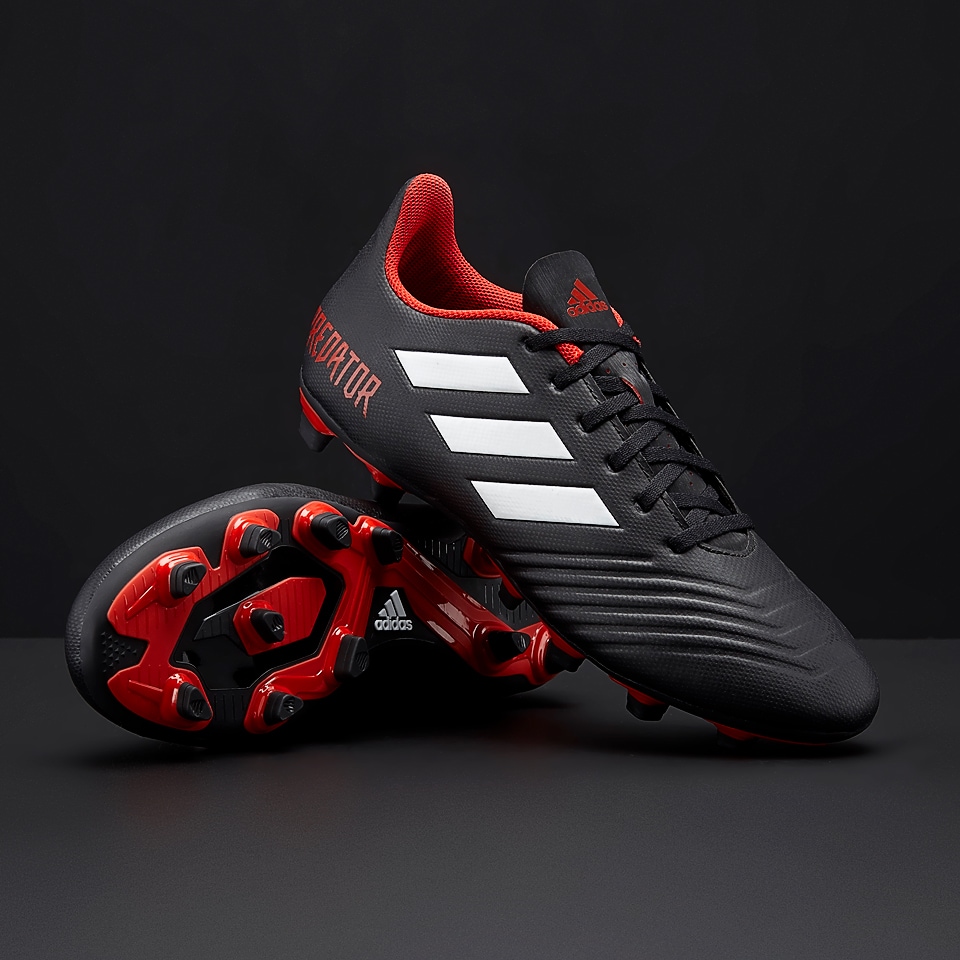 Aparte Opcional sagrado Botas de fútbol - adidas Predator 18.4 FxG - Negro/Blanco/Rojo - DB2007 |  Pro:Direct Soccer