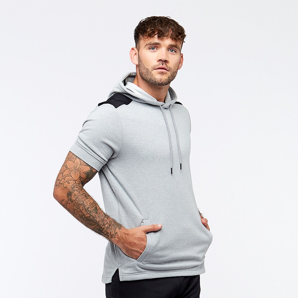 short sleeve running hoodie