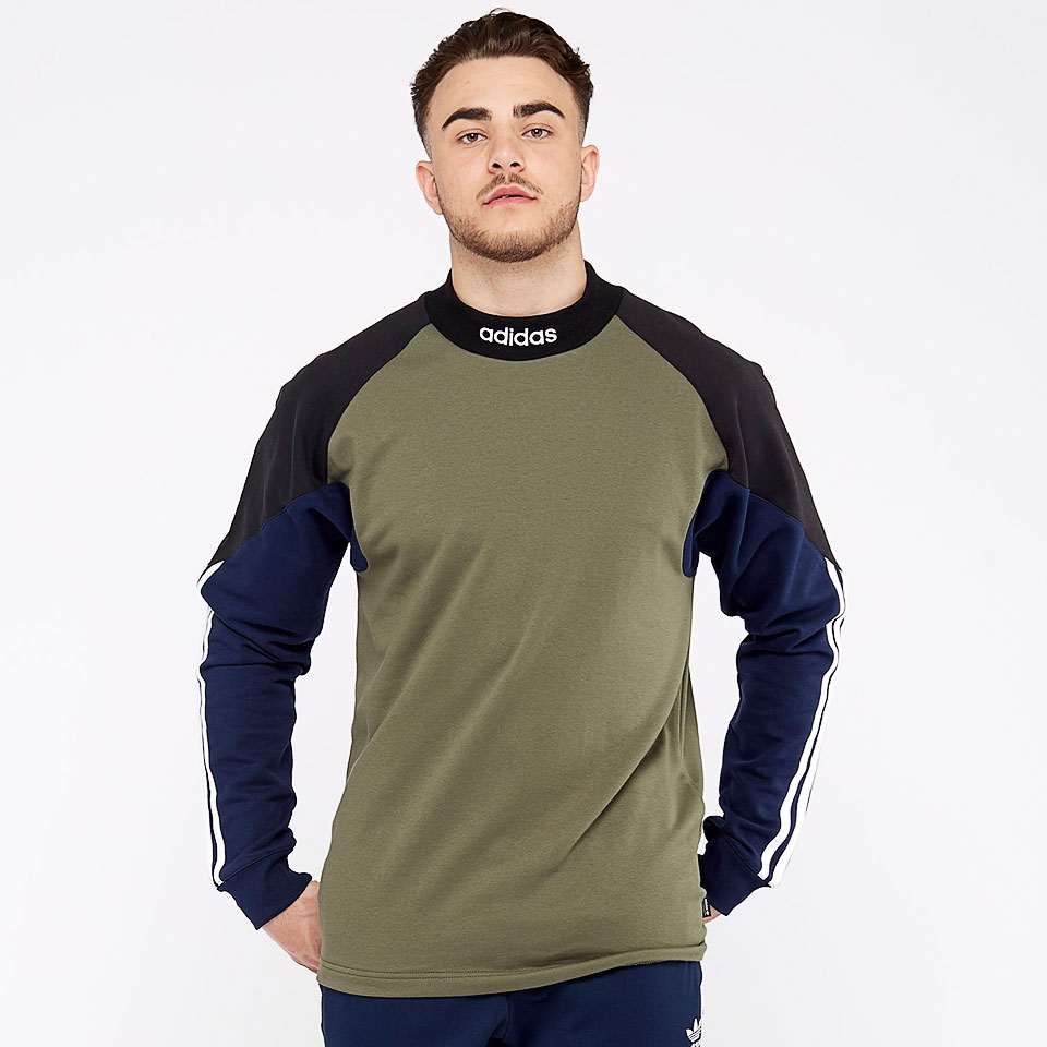 Mens Clothing - adidas Originals Goalie Fleece - Base Green - DH6658 | Pro:Direct