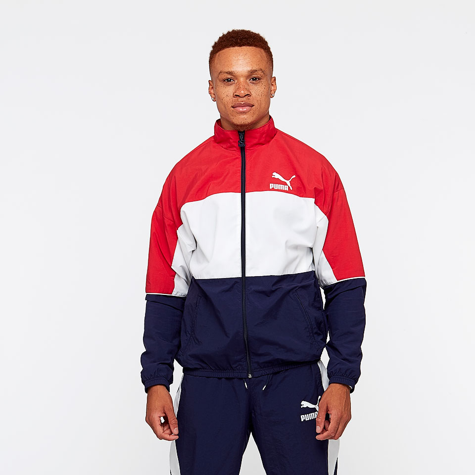 Puma retro woven sales track jacket