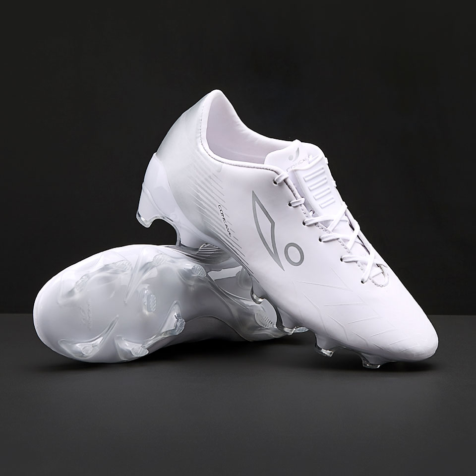 Concave Kids Halo FG Junior Boots Firm Ground KHAHSFGWHESIR185