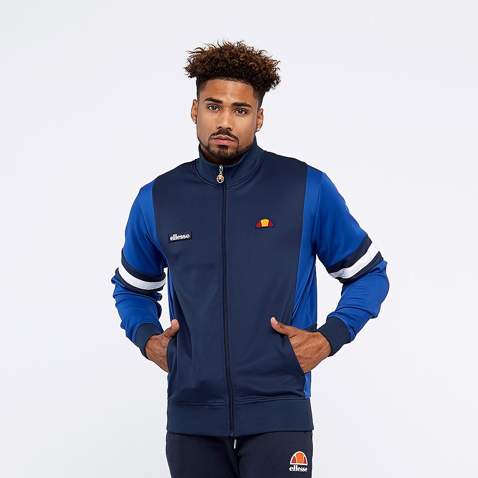 Clothing Ellesse Track Top Blue Mens Clothing Ellesse Galturg Full