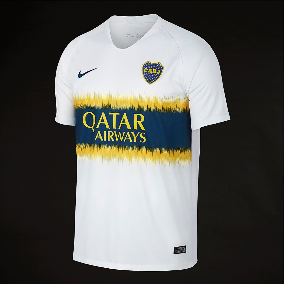 Nike Boca Juniors Away Jersey - White/Brave Blue - Soccer Master
