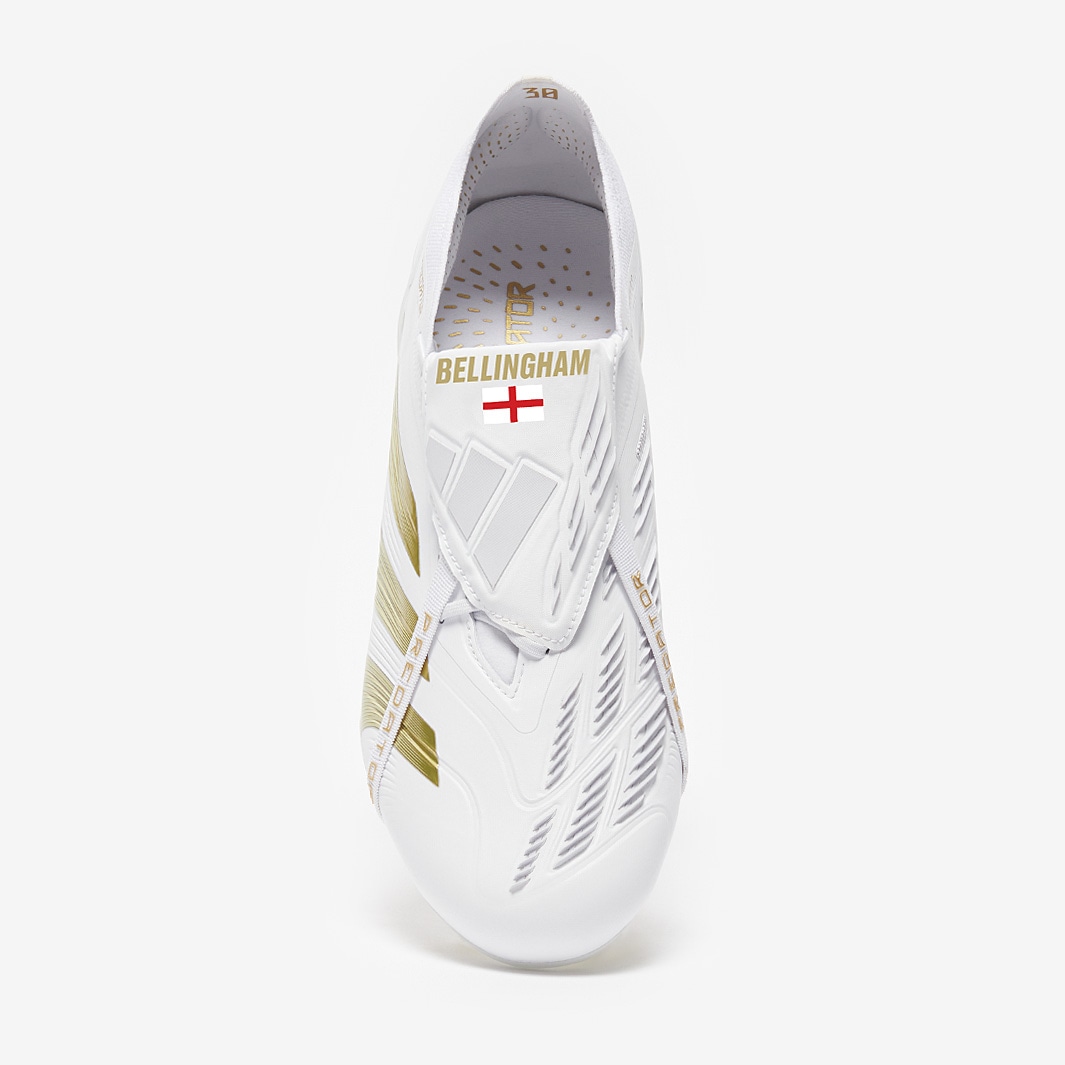 adidas Predator Elite Tongue Firm Ground - Ftwr White/Gold