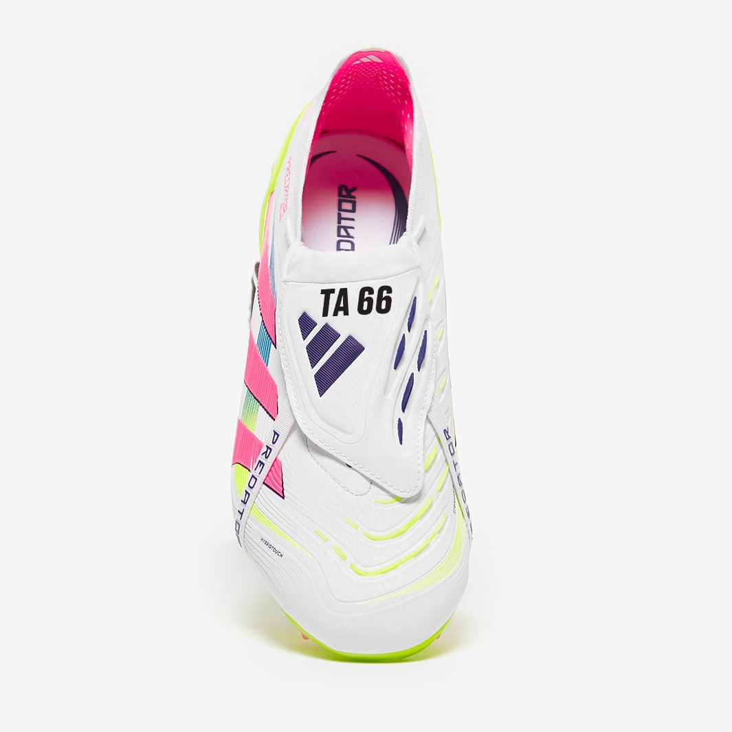 adidas Predator Elite Tongue Firm Ground - White/Lucid Pink