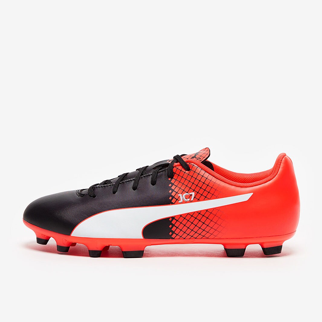 Puma evoSPEED 5.5 AG Puma Black/Puma White/Red Blast Mens Boots