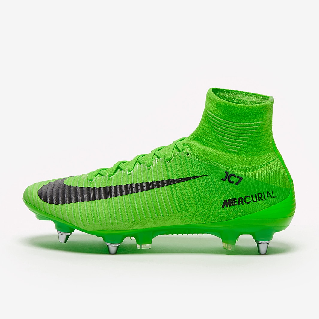 Arturo Tratado crecimiento Nike Mercurial Superfly V SG Pro - Mens Boots - Soft Ground - Electric  Green/Black/Ghost Green 