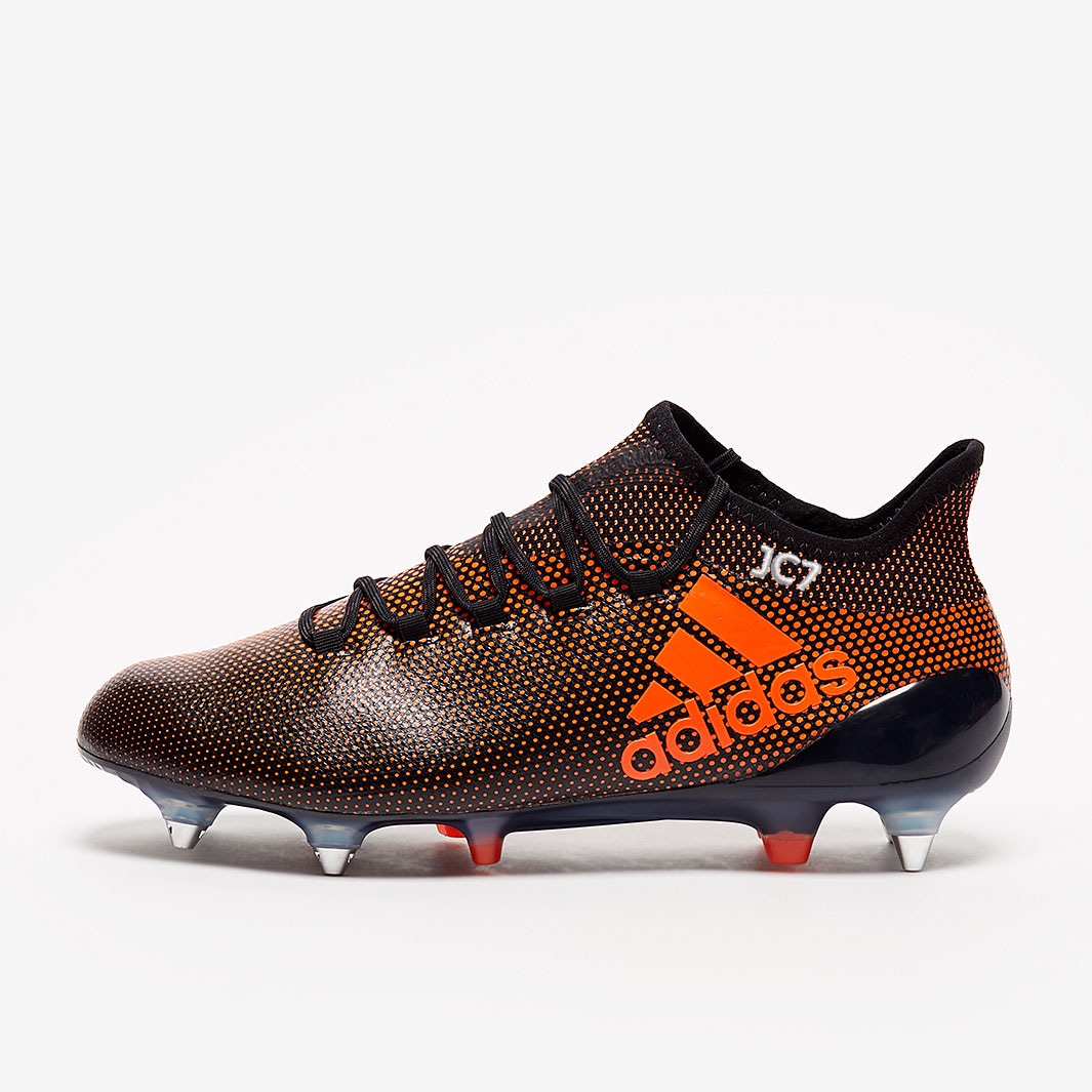 Botas de fúbol-adidas X 17.1 SG Negro Core/Rojo Solar/Naranja Solar | Pro:Direct Soccer