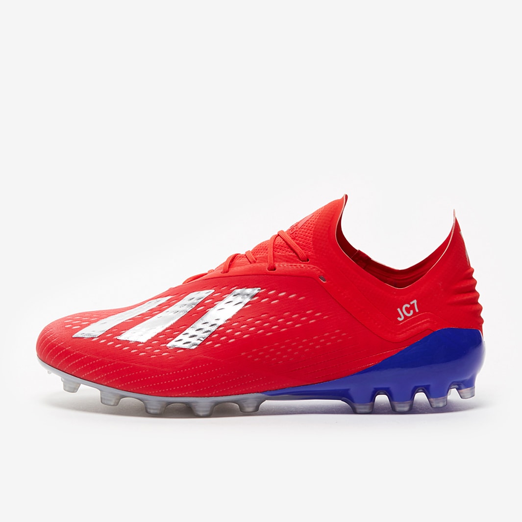 negro Secretar necesidad Botas de fútbol - adidas X 18.1 AG - Rojo Cereza/Plata Metalizado/Azul |  Pro:Direct Soccer
