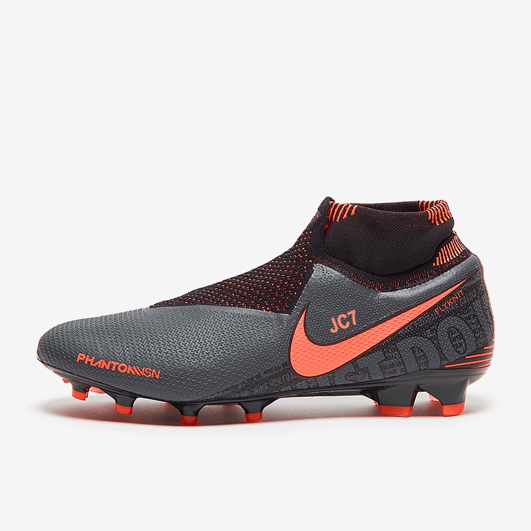 シューズ NIKE Phantom VSN Elite DF FG Nike Phantom VSN Elite DF FG - Dark Grey/Bright Mango/Black