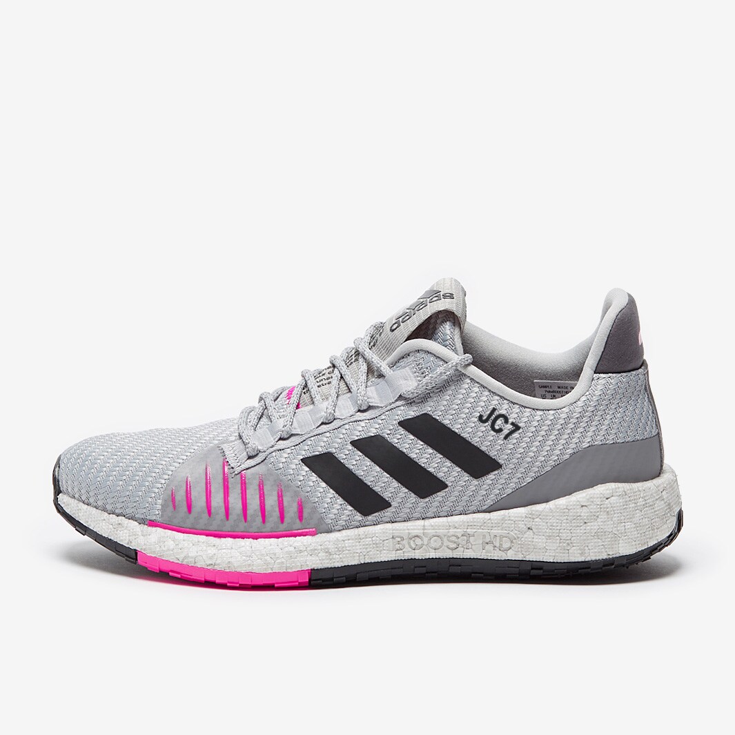 Adidas Womens Pulseboost Hd Grey Two F17core Blackshock Pink Womens Shoes Prodirect Running 2600