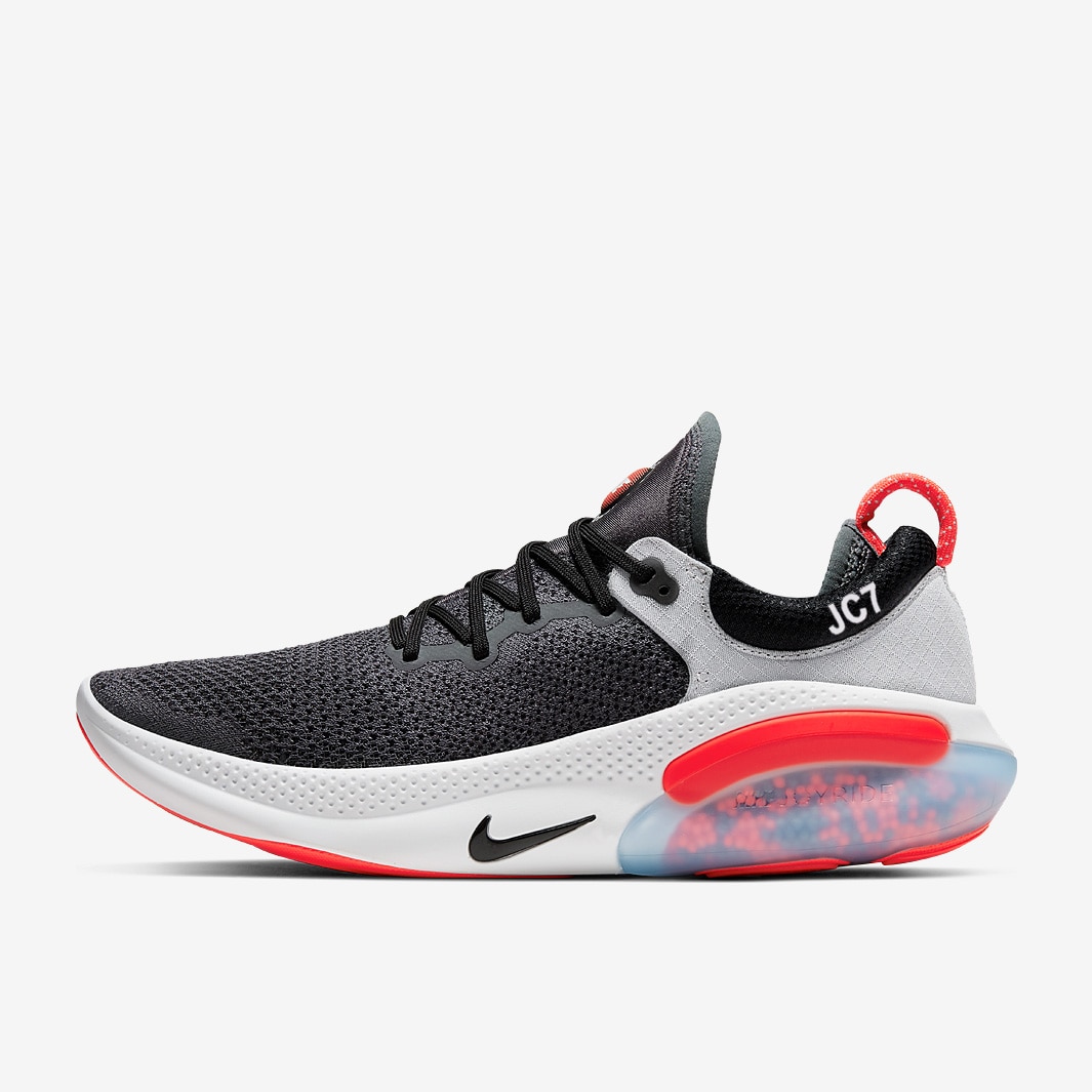 Nike Joyride Run Flyknit Dark Grey Bright Crimson Pure Platinum Mens Shoes Pro Direct Running