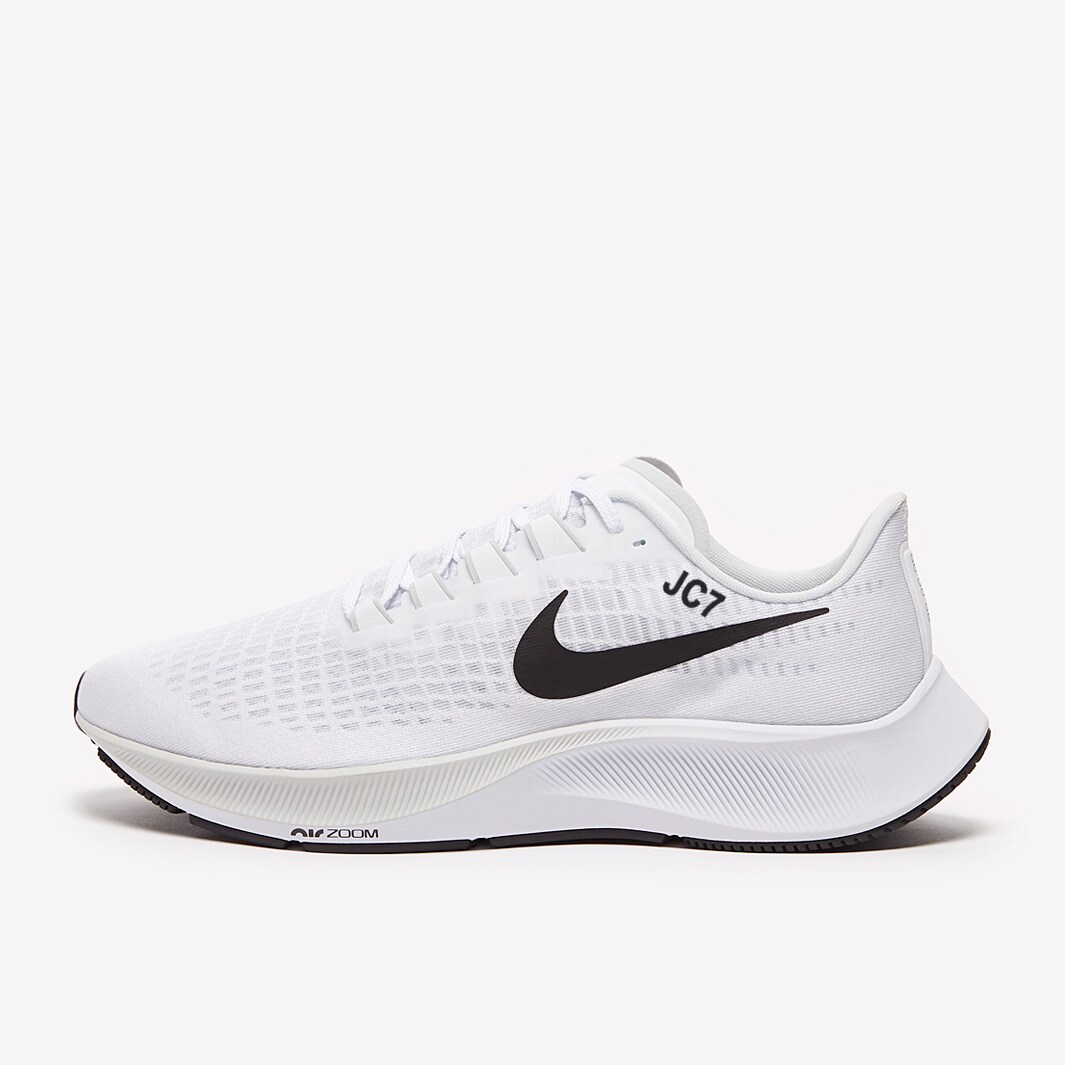 Nike Air Zoom Pegasus 37 White Black Pure Platinum Mens Shoes Pro Direct Running