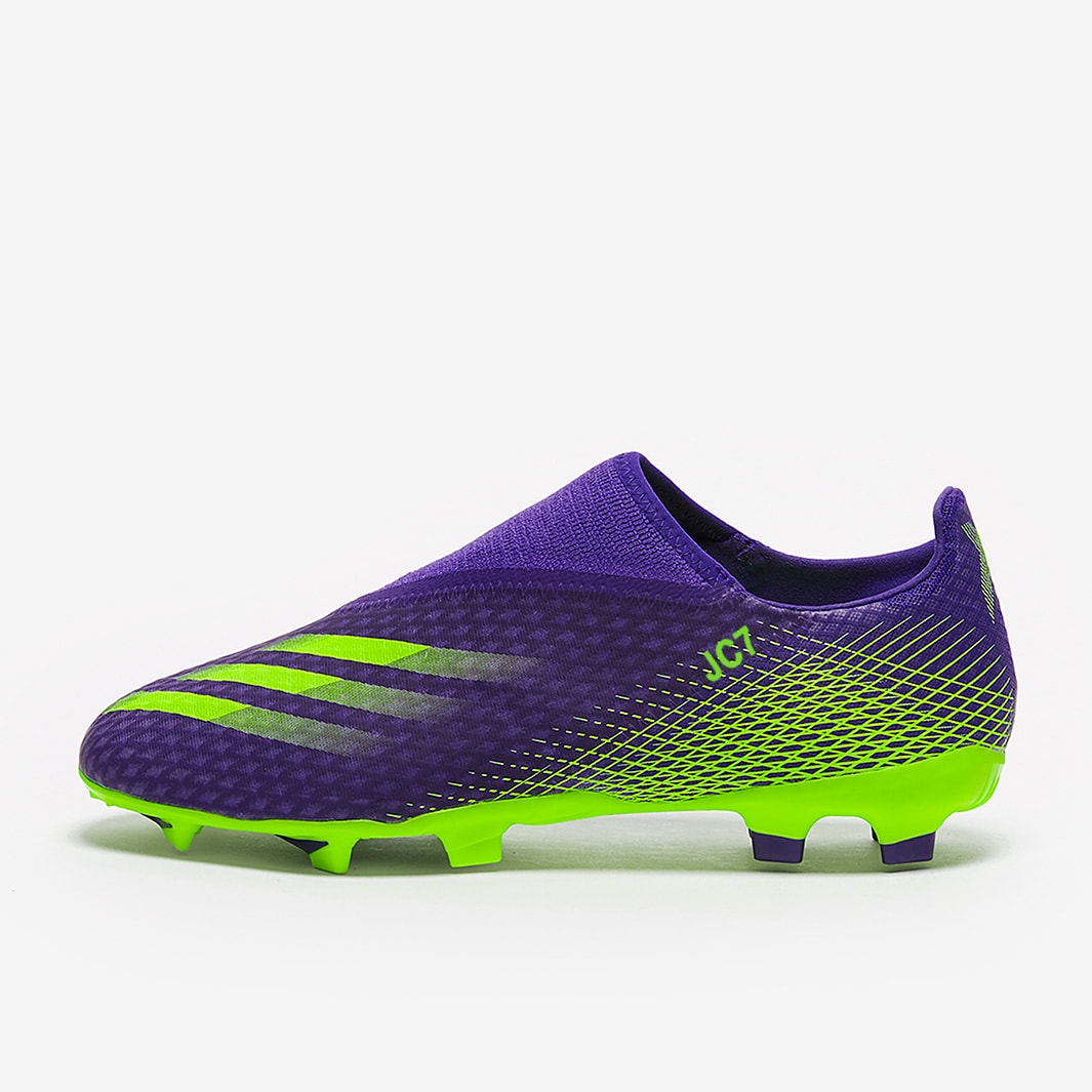 Adidas X Ghosted 3 Laceless Fg Inchiostro Energy Verde Signal