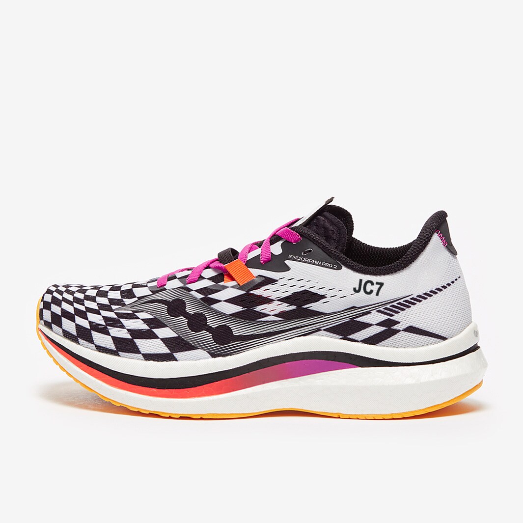 Saucony Womens Endorphin Pro 2 Grey/Black Womens Shoes