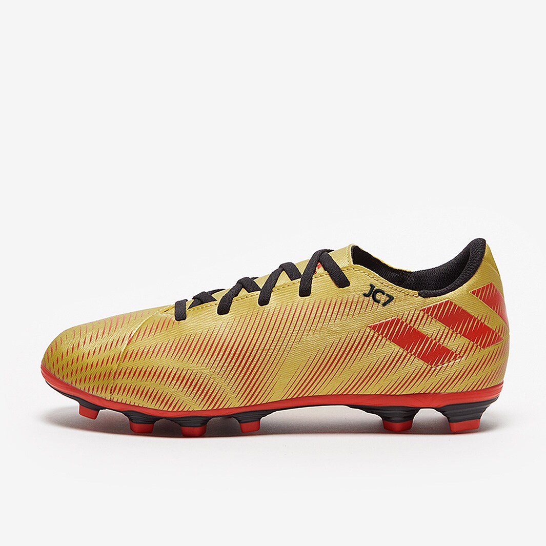 adidas Kids Nemeziz Messi.4 FxG Gold Metallic/Scarlet/Core Black