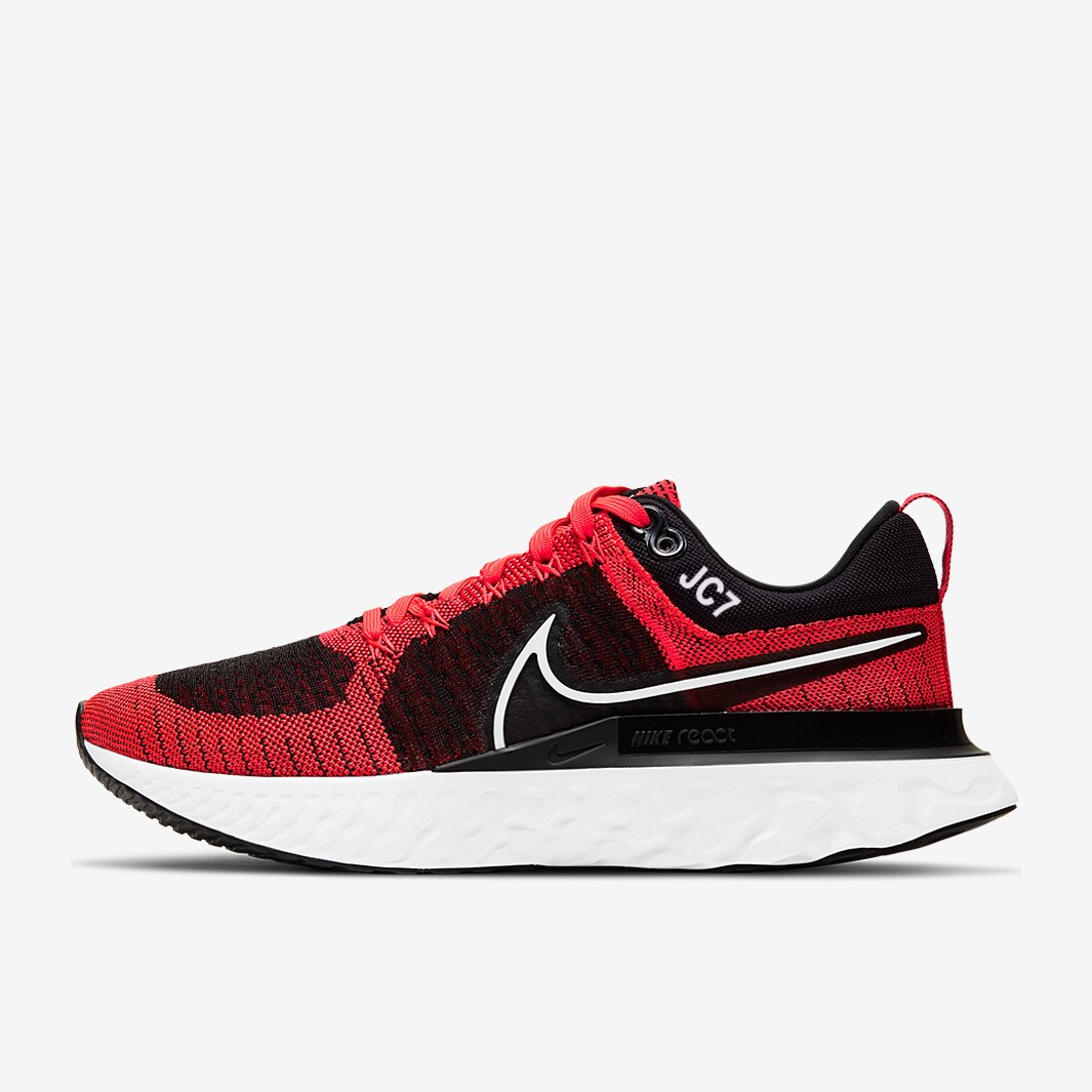 Nike React Infinity Run Flyknit 2 - Bright Crimson/White-Black-Dk