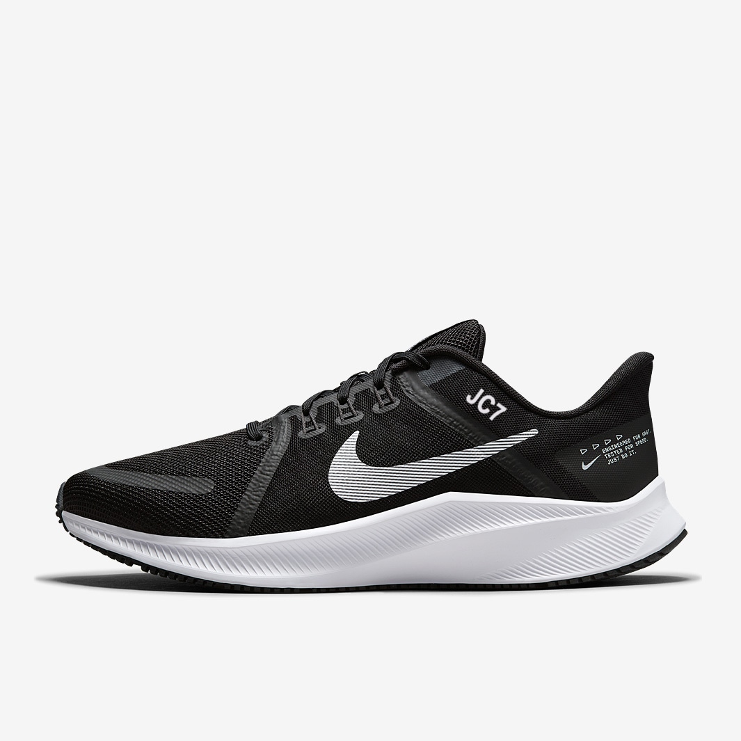 Nike Quest 4 - Black/White-Dk Smoke Grey - Mens Shoes