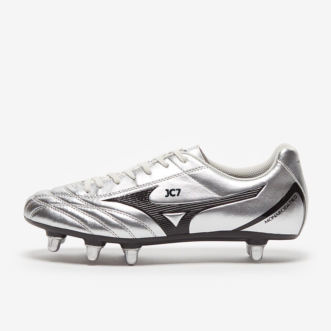 Mizuno Monarcida Neo Rugby Si Silver/Black Mens Boots ProDirect Rugby