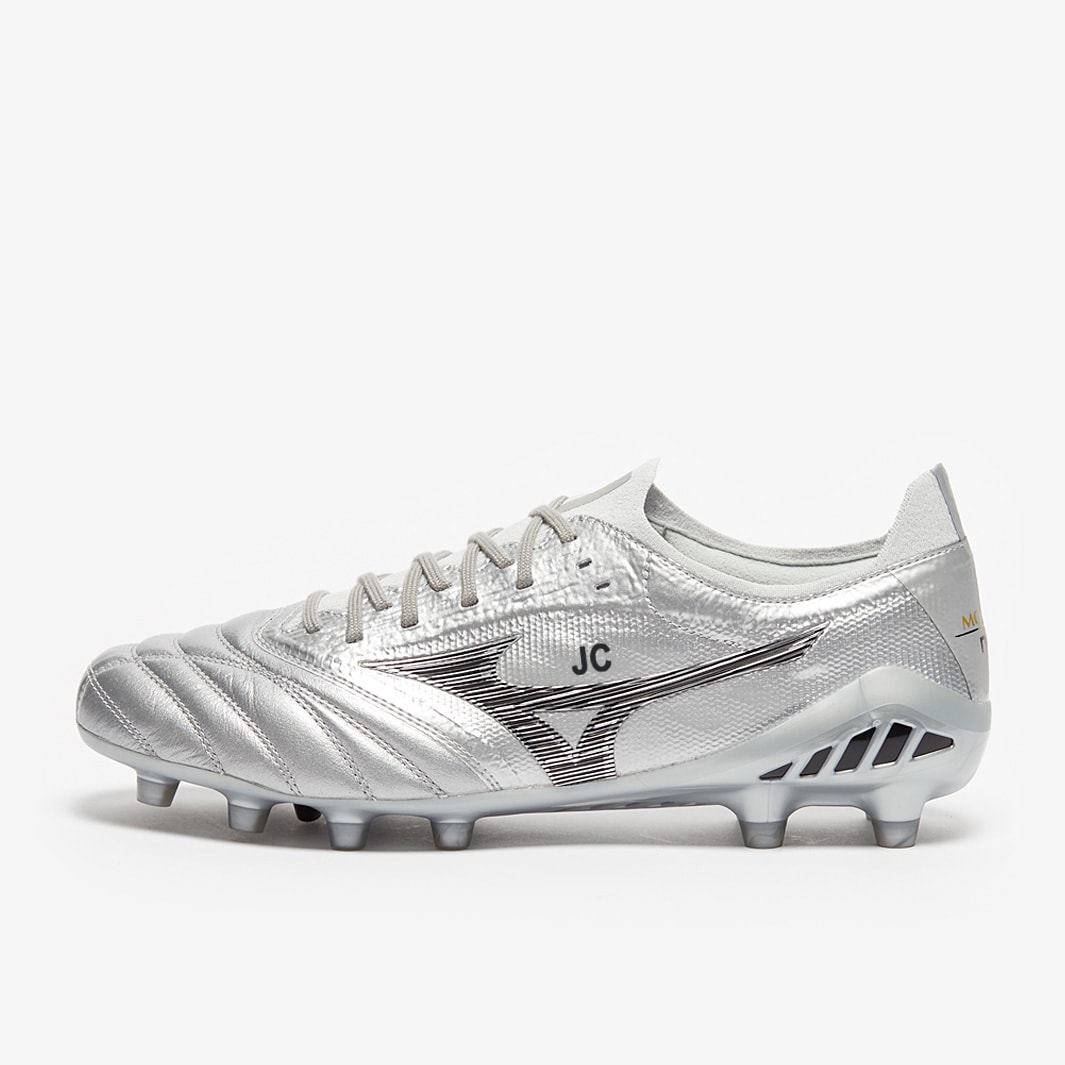 Mizuno Morelia Neo III ß Japan - Galaxy Silver/Black/Galaxy Silver - Mens  Soccer Cleats 