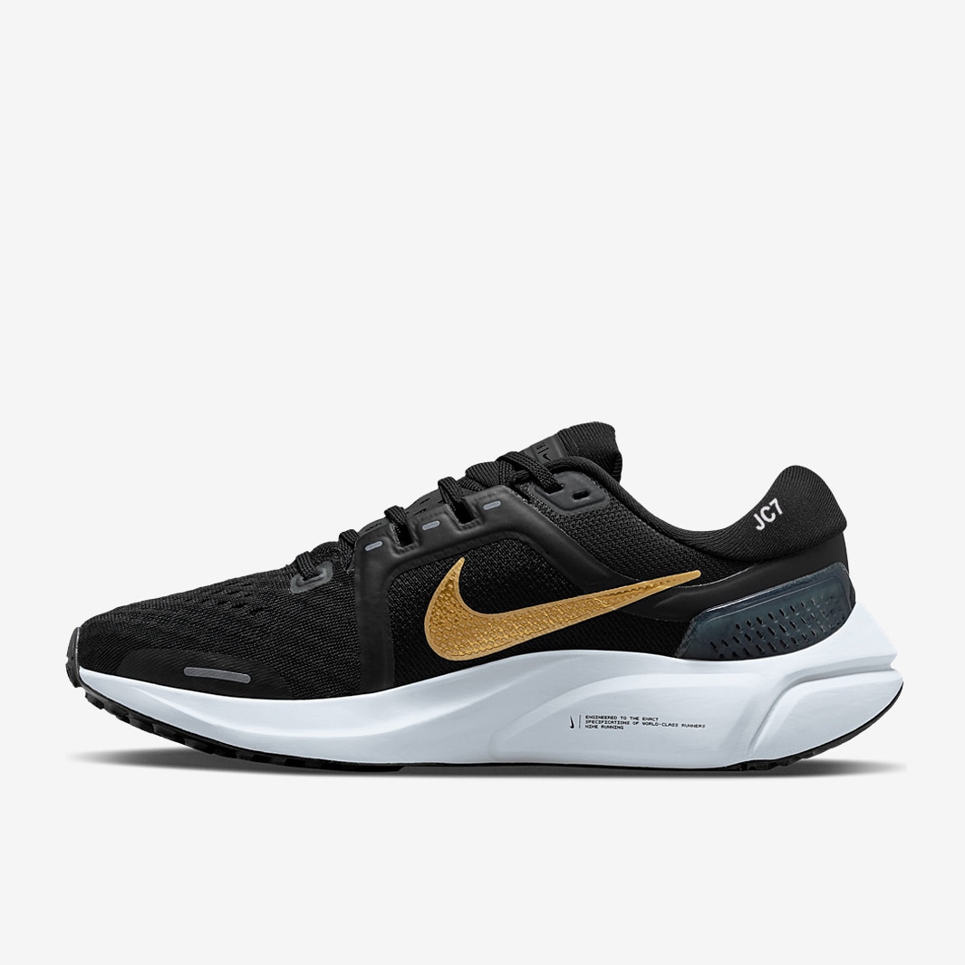Running Shoes Black Nike Trainers Gold Tick Nike Womens Air Zoom