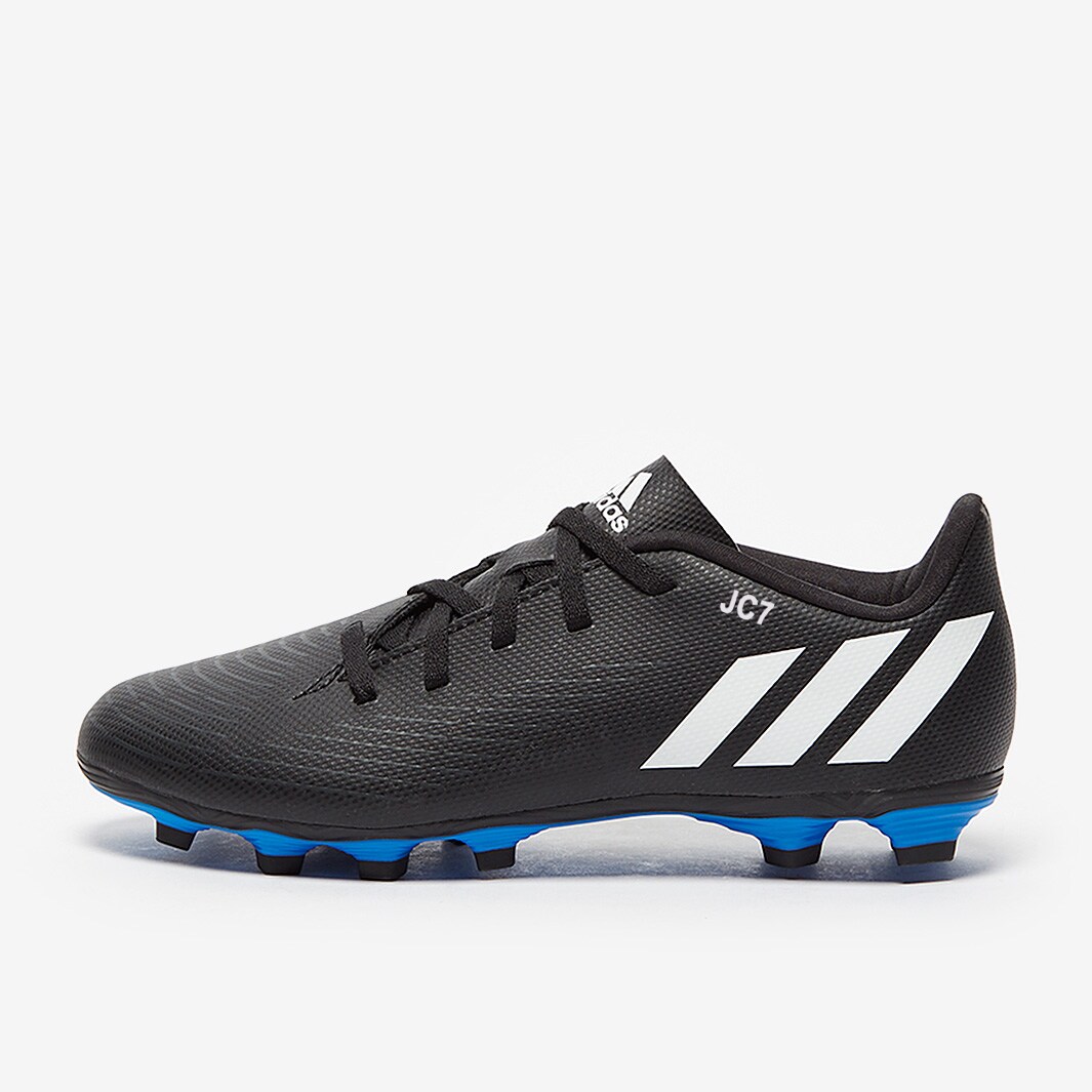 Adidas Bambini Predator Edge Fxg Nero Core Bianco Rosso Vivido