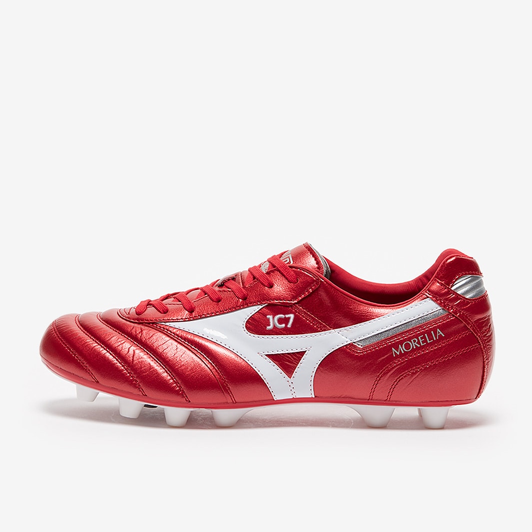 Mizuno Morelia II Made In Japan FG - High Risk Red - White/Galaxy