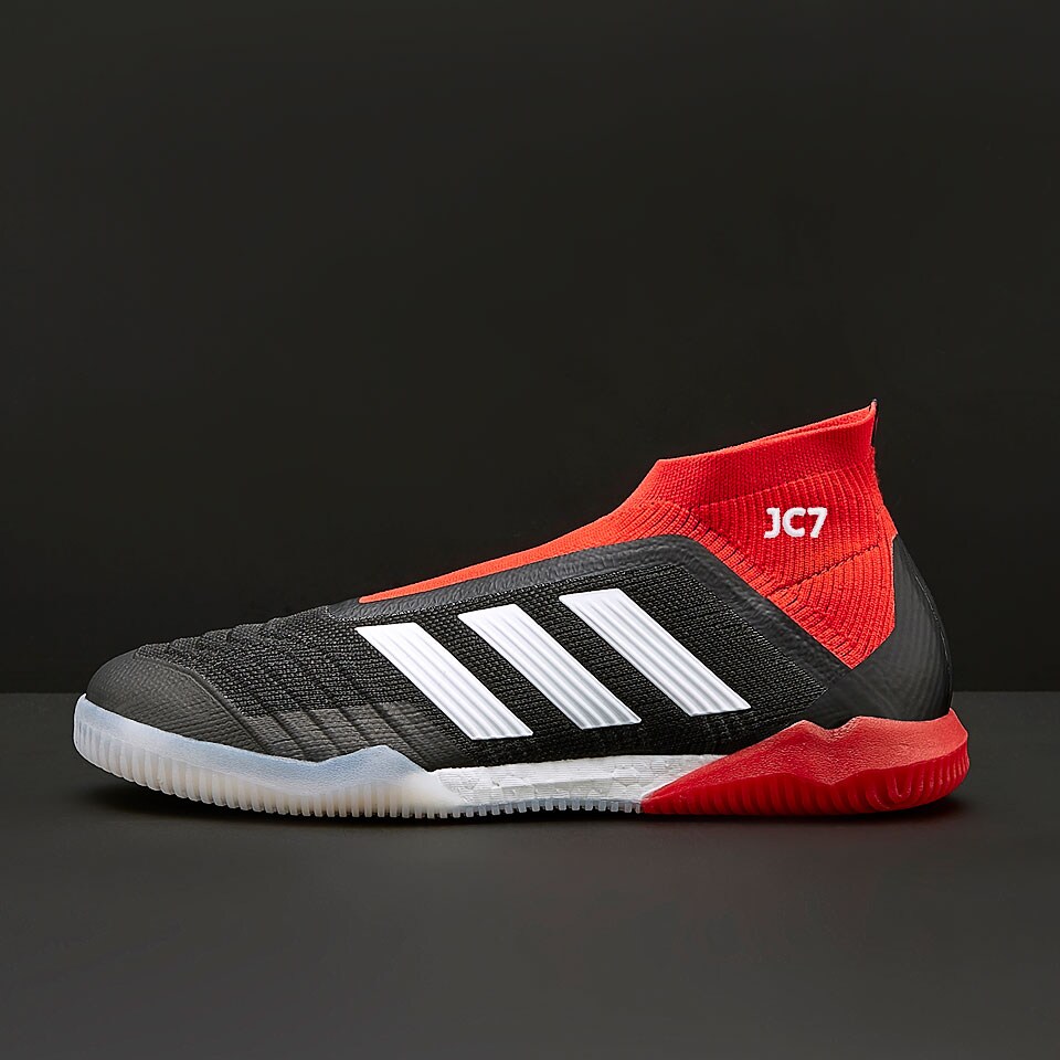 Botas de adidas Predator 18+ IN - Negro/Blanco/Rojo - DB2054 | Pro:Direct Soccer