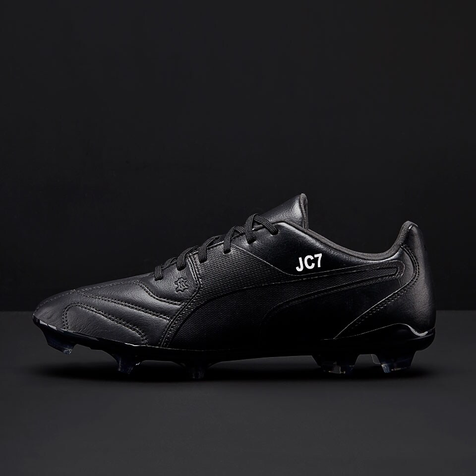 Puma mens capitano fg football boots black/black best sale