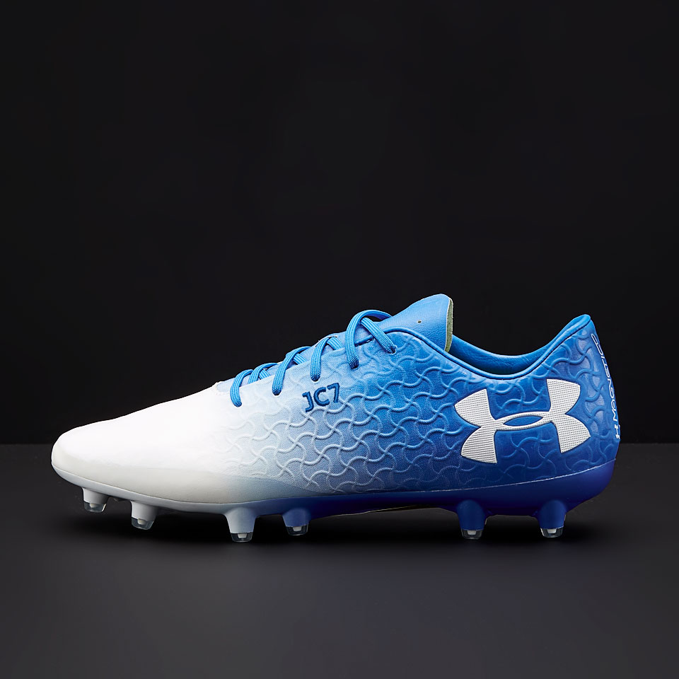 Under Armour Magnetico FG - Mens Soccer Cleats - Firm Ground Blue Circuit/White