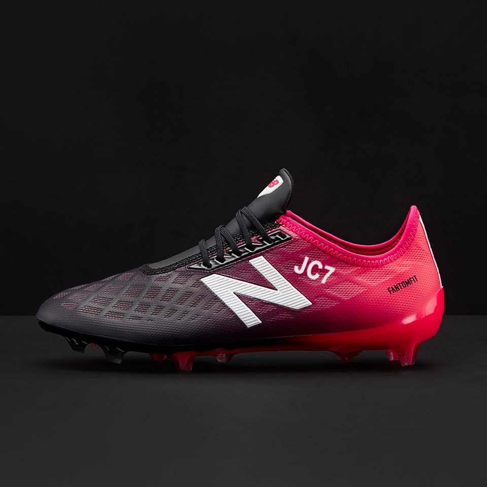 New Balance Furon V4 Pro FG Black Red Mens Boots Firm Ground MSFPFBC4 Pro Direct Soccer