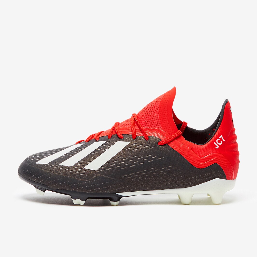 adidas Kids X 18.1 FG Core Black White Active Red