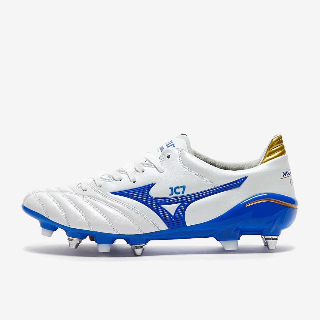 Mizuno Morelia Neo II Made in Japan SG - White/Wave Cup Blue