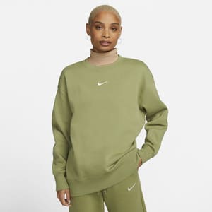 Nike Sportswear Womens Phoenix Fleece Oversized Crewneck | Pro:Direct Tennis
