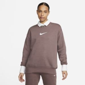 Nike Sportswear Womens Phoenix Fleece Midi Swoosh Crew | Pro:Direct Tennis
