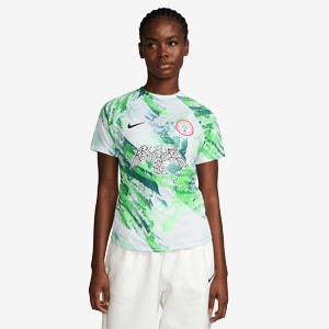 Top Nike Donna Nigeria 2023 Dri-Fit Maniche Corte Pre-Match | Pro:Direct Soccer