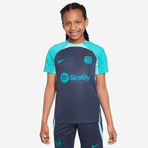 Women's Nike Robert Lewandowski Aqua Barcelona 2023/24 Third Replica Jersey Size: Large