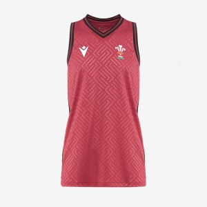Macron Wales 23/24 Training Basketball Singlet | Pro:Direct Rugby