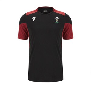 Macron Wales 23/24 Training Shirt | Pro:Direct Rugby