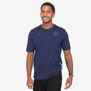 Macron Scotland 23/24 Leisure Rugby Fit Top | Pro:Direct Rugby