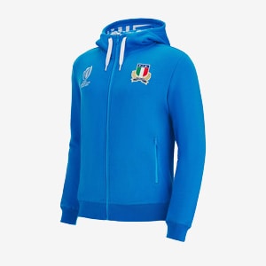Macron Italy RWC23 Full Zip Hoodie | Pro:Direct Rugby