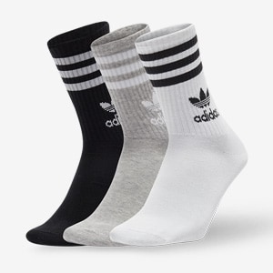 adidas Originals Mid Crew Socks Socks Mens Clothing