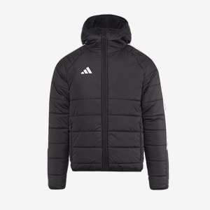 adidas Tiro 24 Winter Jacket Black White Mens Football Teamwear Pro Direct Soccer