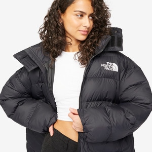 The North Face Acamarachi oversized puffer jacket in black