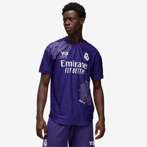 adidas Real Madrid x Y3 4th Shirt - Dark Purple - Mens